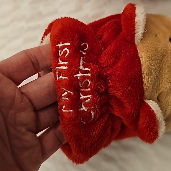 Dan Dee - My First Christmas bear slippers size Infant (1-2) - Picture 2 of 5